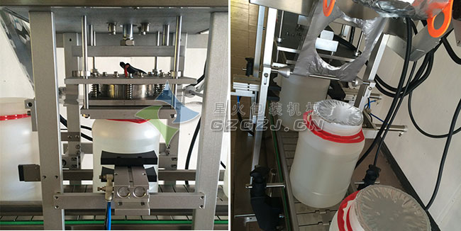 大口径塑料瓶封口机-连续式自动铝箔封口机